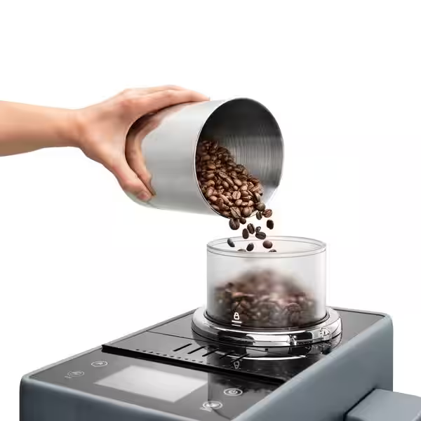 De'Longhi Rivelia with Auto Milk Pebble Grey