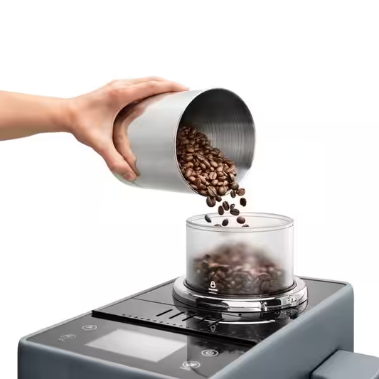 De'Longhi Rivelia with Auto Milk Pebble Grey