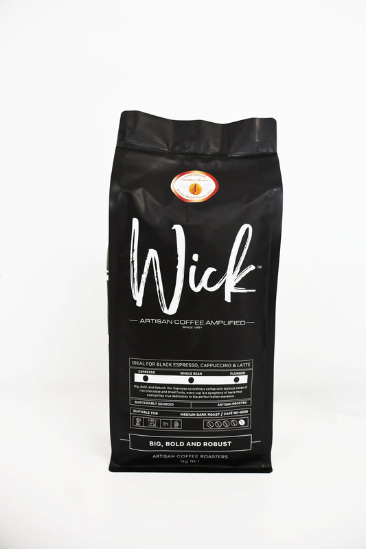 Wick Espresso Coffee Beans 1kg