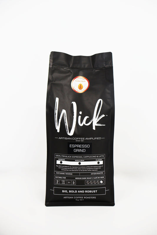 Wick Espresso Coffee Ground 1kg